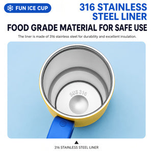 Portable 26oz insulated tumbler with handle and straw for daily hydration