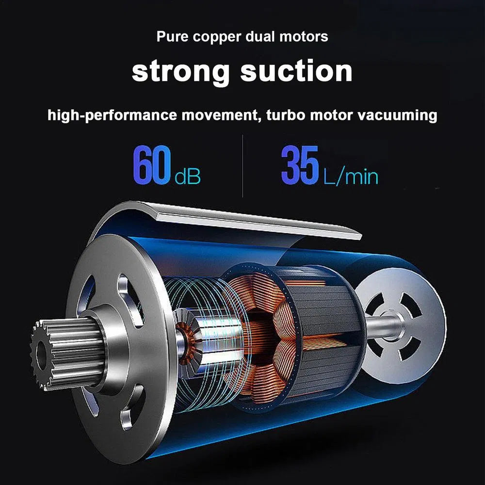 Compact cordless handheld vacuum cleaner for home keyboard and sofa