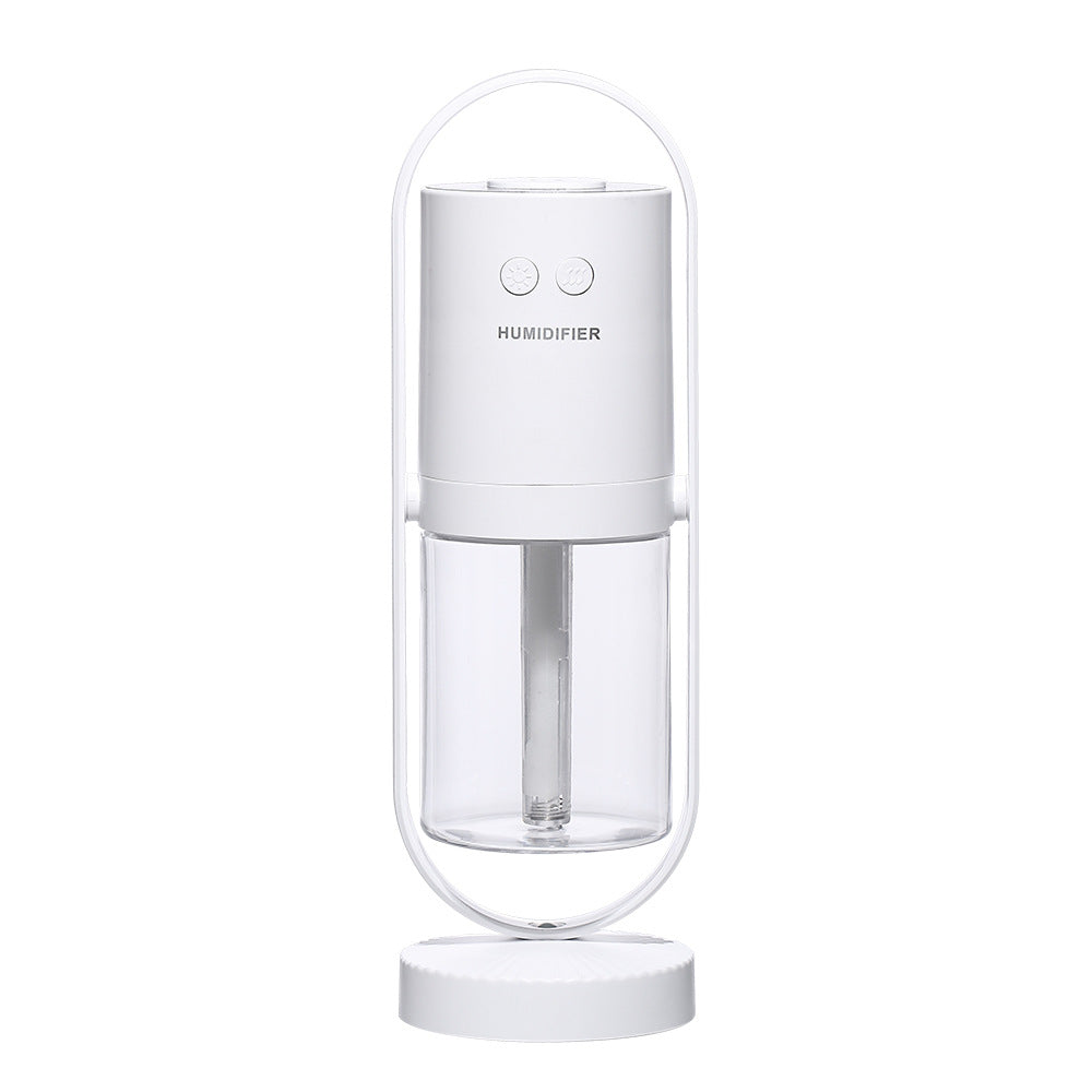 Portable usb air humidifier with projection night light for car and desk