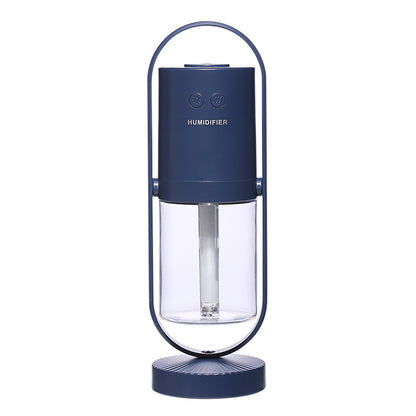 Portable usb air humidifier with projection night light for car and desk