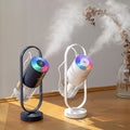 USB Air Humidifier with Projection Night Light - Portable Cool Mist Purifier