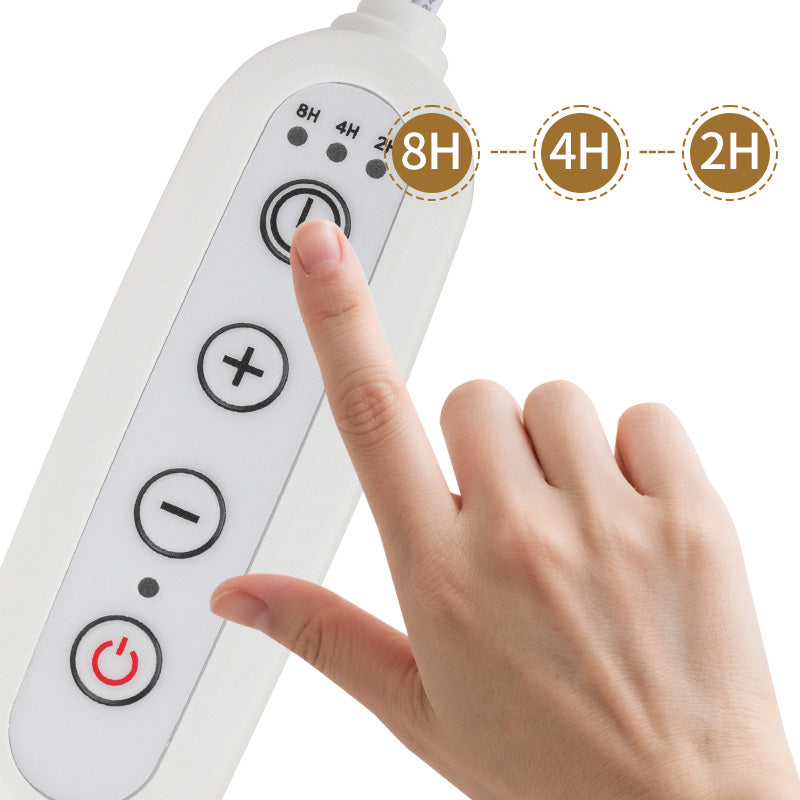 Adjustable wax melt lamp with dimmer switch and timer