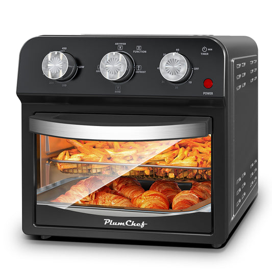 12.5 qt air fryer with multi function cooking oven front view