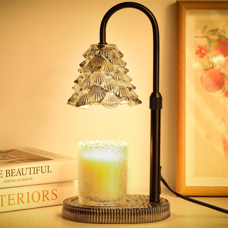 candle warmer lamp with timer and dimmer for jar candles