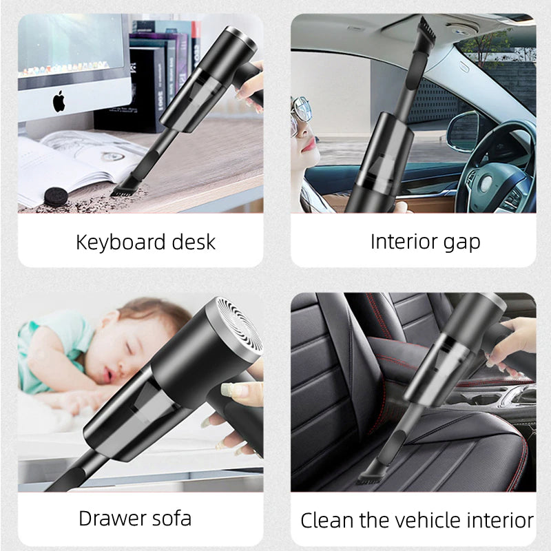 Compact cordless handheld vacuum cleaner for home keyboard and sofa