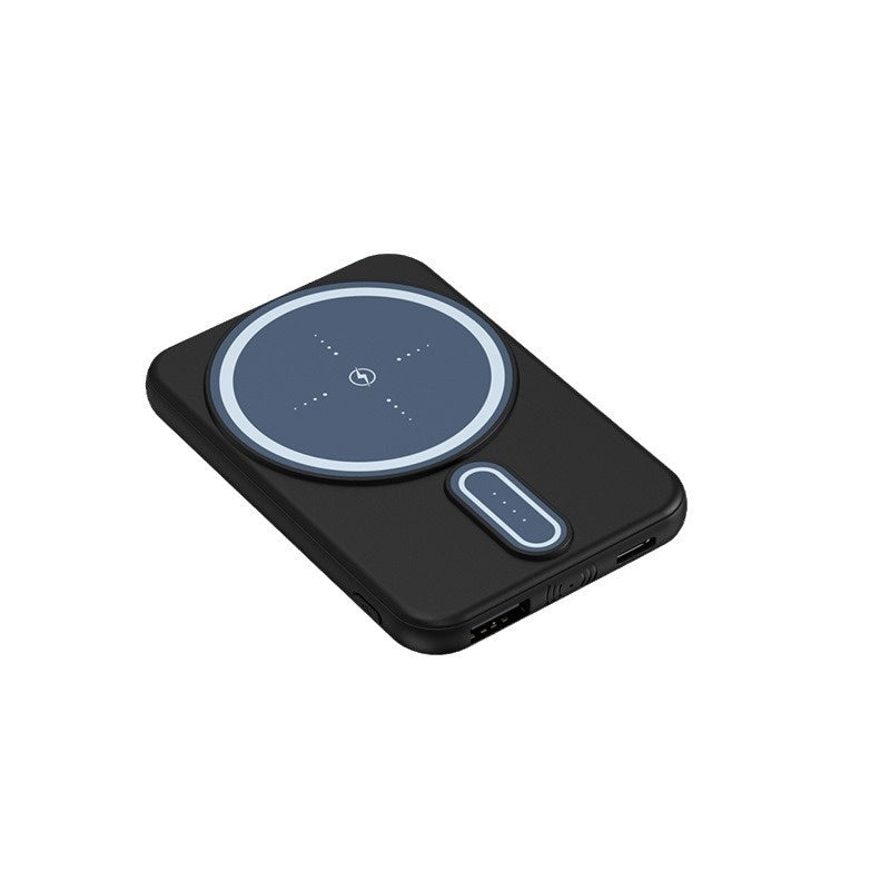 Portable 5000mAh power bank magsafe magnetic wireless charger