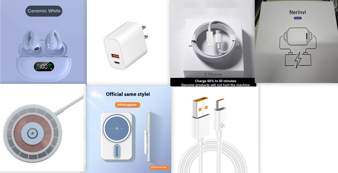 Portable 5000mAh power bank magsafe magnetic wireless charger